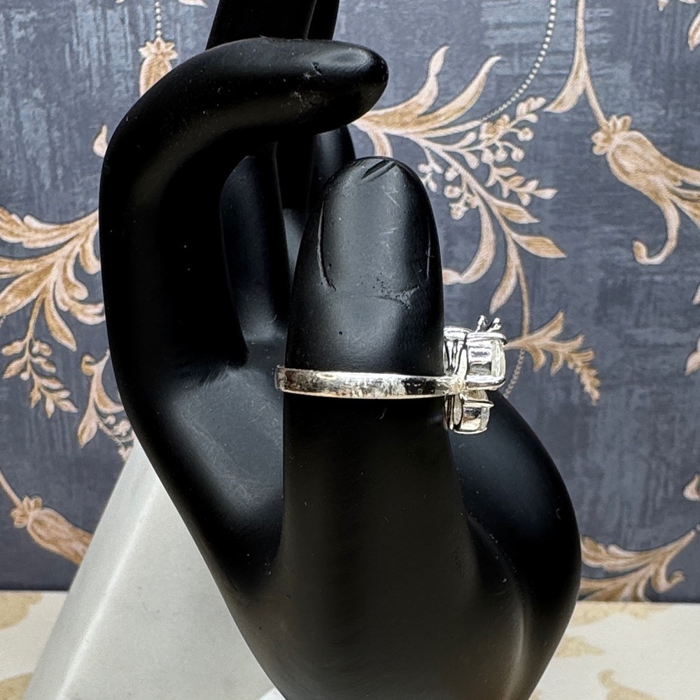 Vintage Estate 925 Marked Sterling Silver Butterfly Ring Lot D44 - Picture 3 of 9